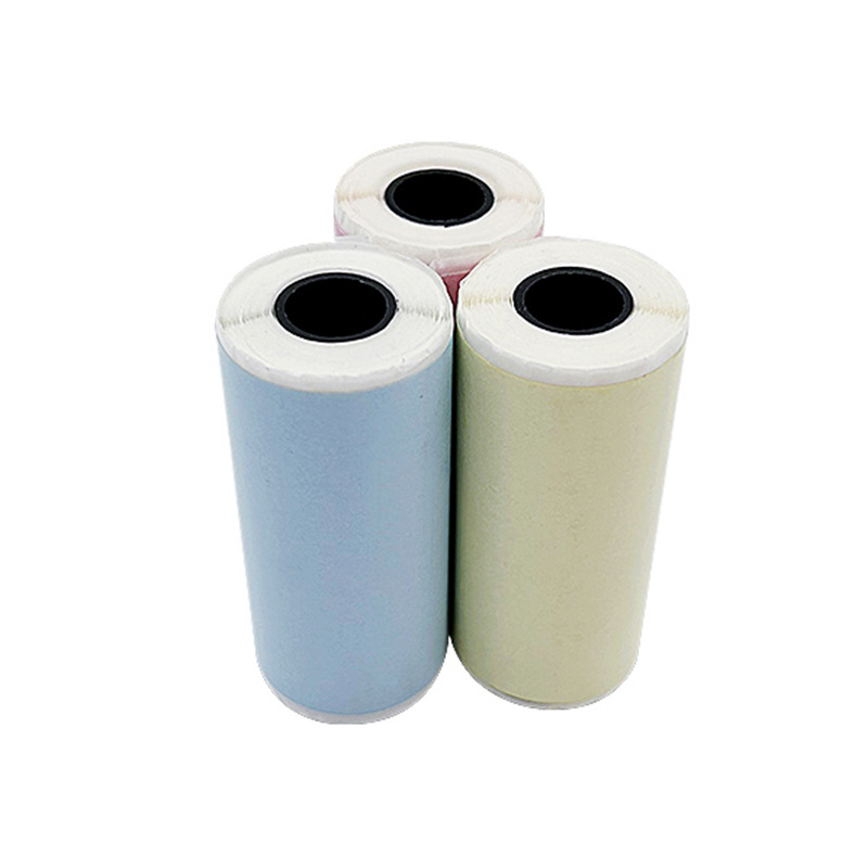 57*25 Meow Meow Machine Thermal Paper Colorful Adhesive Children's Camera Thermal Printing Paper Meow Meow Machine Printing Paper