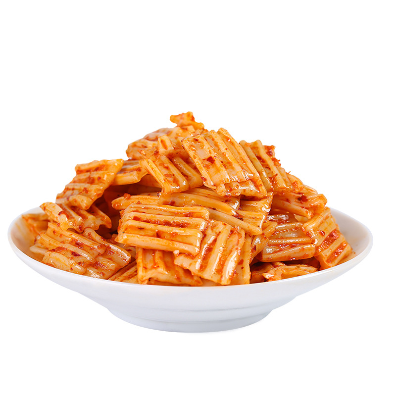 Hongwang cold skin spicy strips spicy dried tofu bulk casual dried tofu snacks childhood nostalgic classic bean skin spicy slices