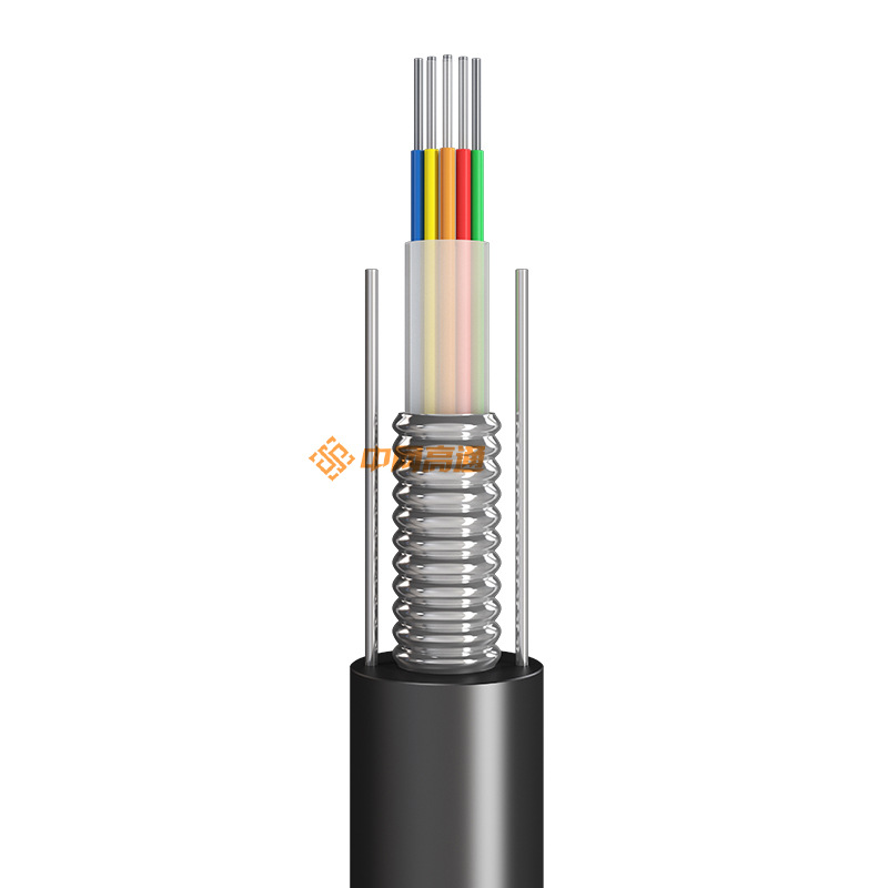 Qualcomm GYXTW outdoor armored single-mode optical fiber cable 4/8/12 core optical cable Center bundle tube communication monitoring