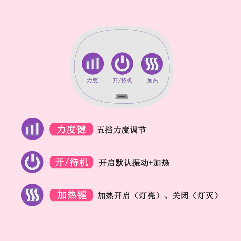 Chest Massager Electric Massage Bright Apparatus Wireless Rechargeable Bright Bra Washable Large Cong