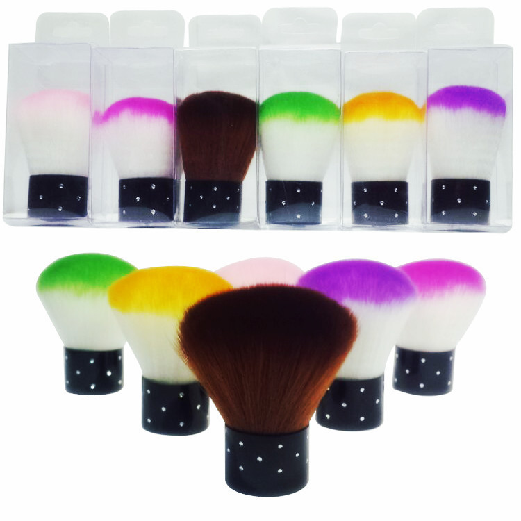 Small wholesale new nail tools nail brush dust cleaning brush powder brush blush brush mushroom brush nail brush