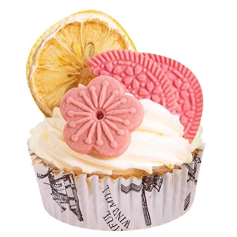 Customized Round Coated Paper Tray Boat-Shaped High Temperature Resistant Cake Cup Hot Dog Pineapple Bun Waterproof and Oil-Proof Non-Stick Pad Paper