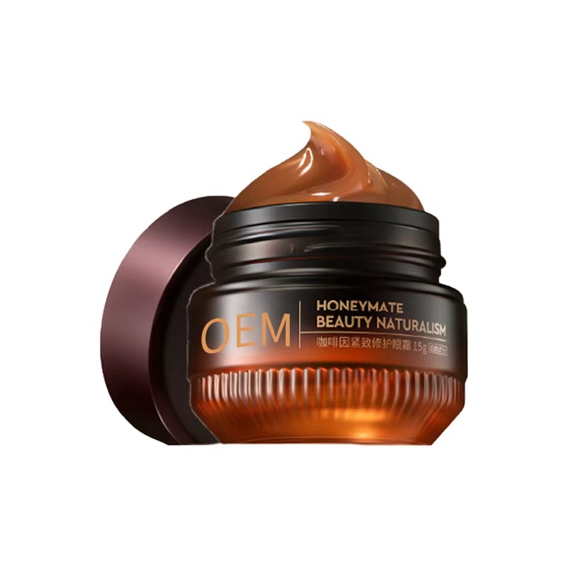 Oem Customized Caffeine Eye Cream Brightens the Eye Area, Fades Eye Bags, Anti-Wrinkle, Moisturizing, Lightens Lines, Lifts Sensitive Skin