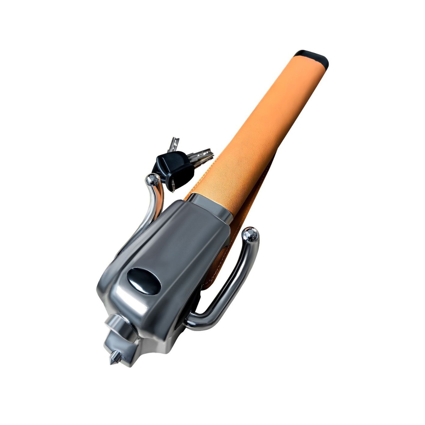 Car fixed anti-theft lock can be processed car lock model complete head can be broken window car steering wheel lock