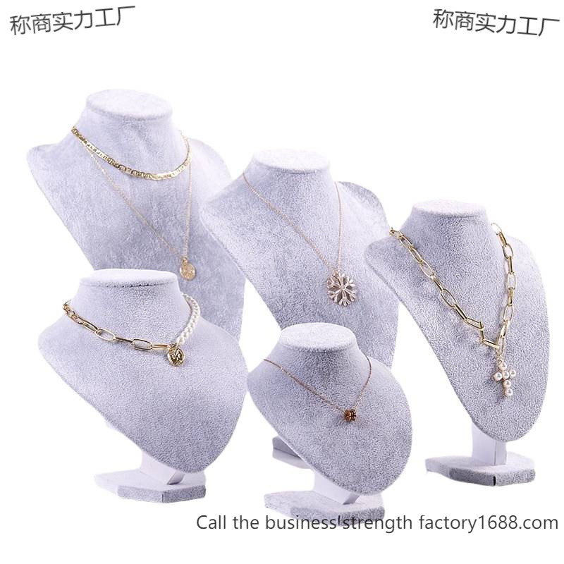 Neck Model Display Stand Neck Portrait Necklace Pendant Stand Hand Jewelry Storage Table Model Stand Jewelry Stand Free Shipping