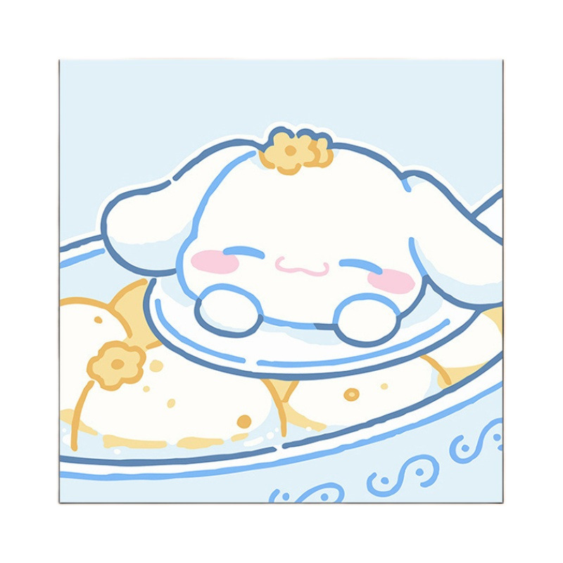 20*20 wholesale children's diy digital oil painting filled with acrylic explosions coloring cartoon animation coloring painting hand painting