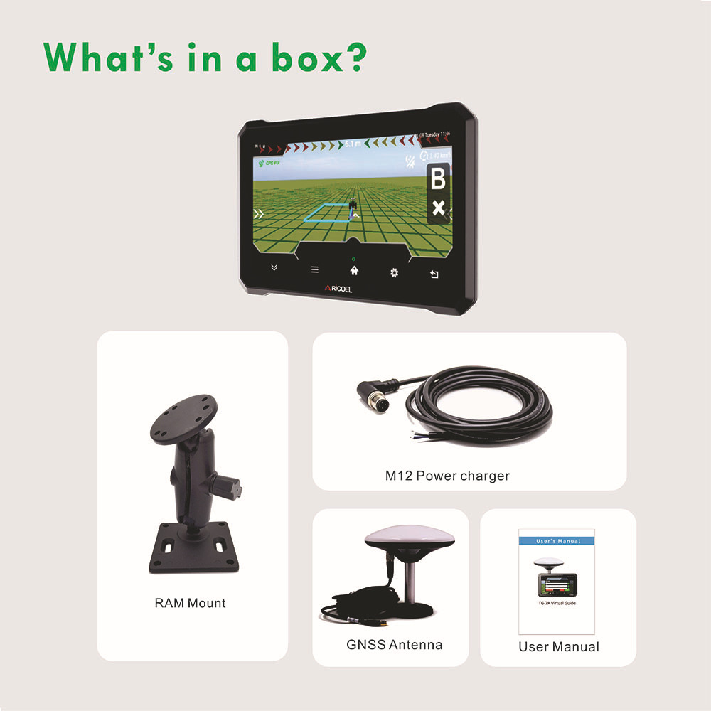 10inch Waterproof Android Operating System Global Positioning System Navigation Guidance 20cm Precision Gnss Agriculture