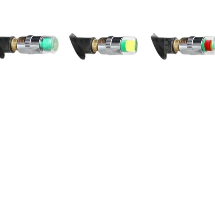 Car Tire Pressure Monitoring Cap Visual Tire Pressure Warning Device Tire Pressure Detector Tire Pressure Cap Tire Detection Cap 4 Pack