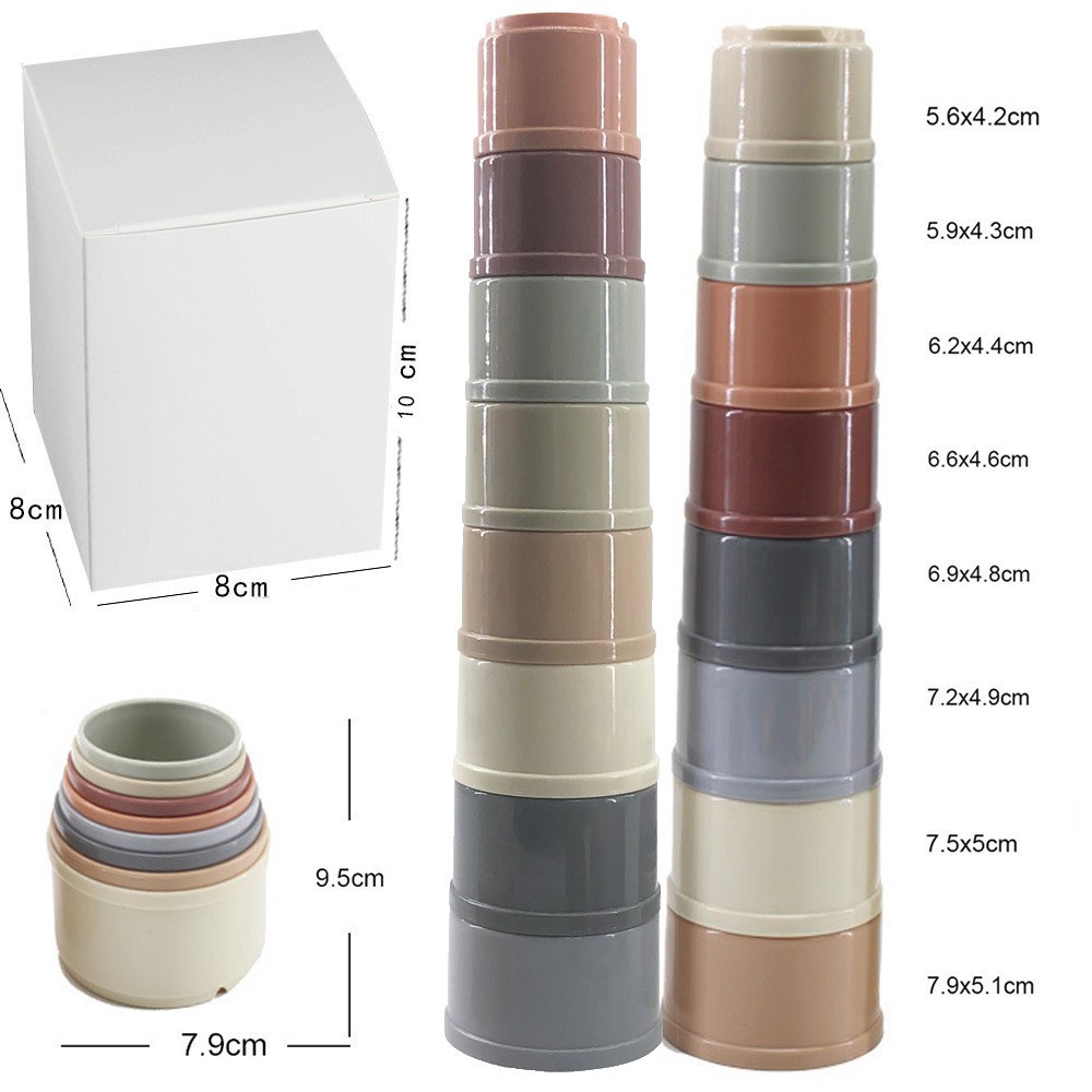 Круглая пирамидка, 8 предметов, музыкальный набор для раннего обучения