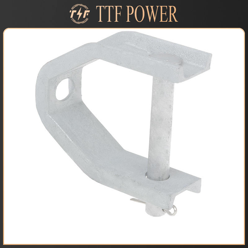 High-Voltage Line Accessories Connection Hardware Hot-Dip Galvanized Iron D-Type Iron Hanging Ring Joint for Power Engineering Use