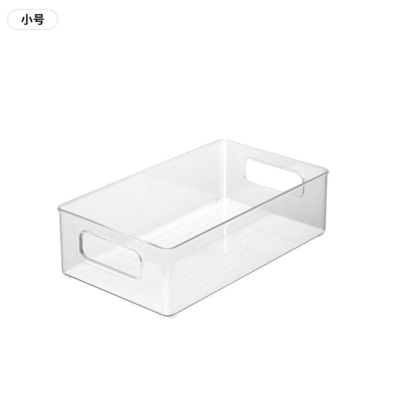 High color value finisher desktop cosmetics storage box acrylic transparent storage tray dormitory plastic storage box