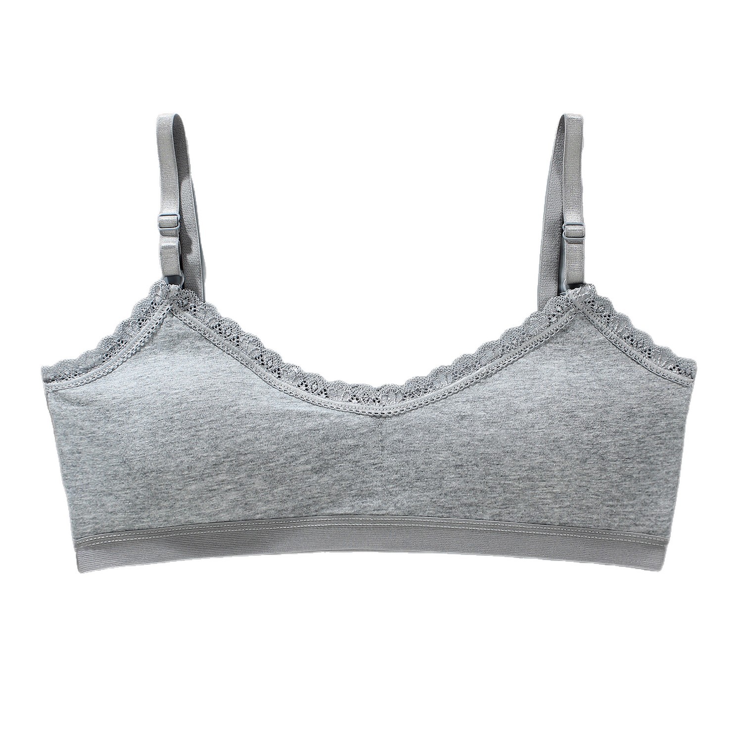 Children's Bra Development Period Small Vest Intimates 9 Cotton Suspenders Lace Cross-Border Girl Tube Top 10-15 Years Old Summer Student