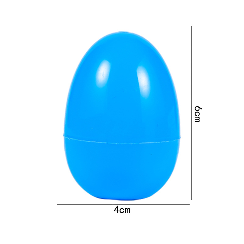 Easter eggshell egg plastic opening decoration twisted egg egg shell 4*6CM small egg shell plastic egg shell