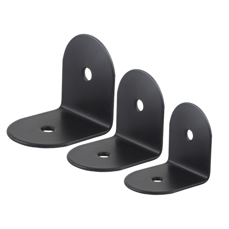 Public toilet partition accessories 90 degree L-shaped right angle iron partition link toilet 304 stainless steel angle code