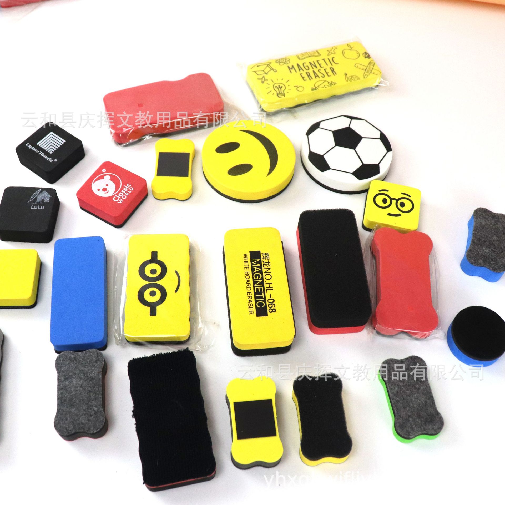 Wholesale EVA felt cloth whiteboard eraser color blackboard eraser creative small bones children's whiteboard eraser new material in stock