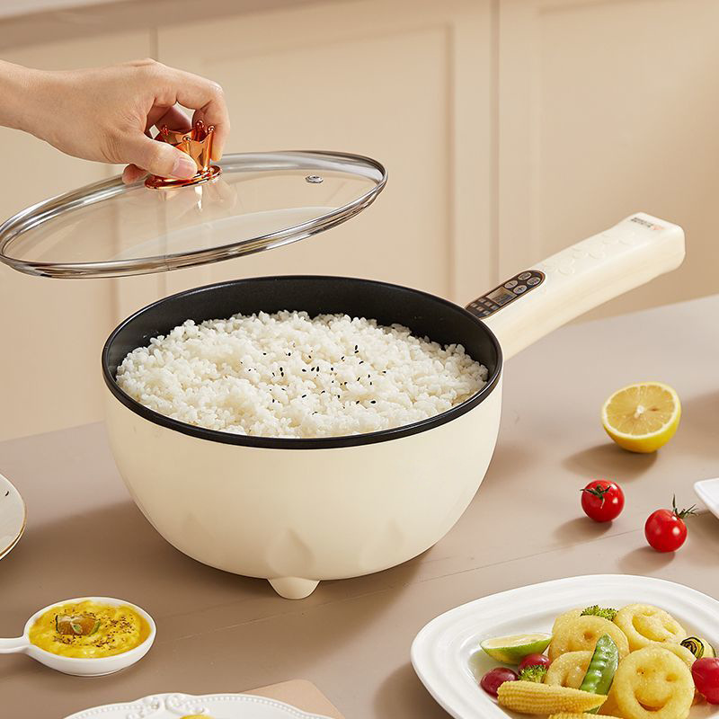 Wholesale Electric Frying Pan All-In-One Multi-Functional Non-Stick Electric Cooking Pot Household Steaming and Frying Electric Hot Pot Gift