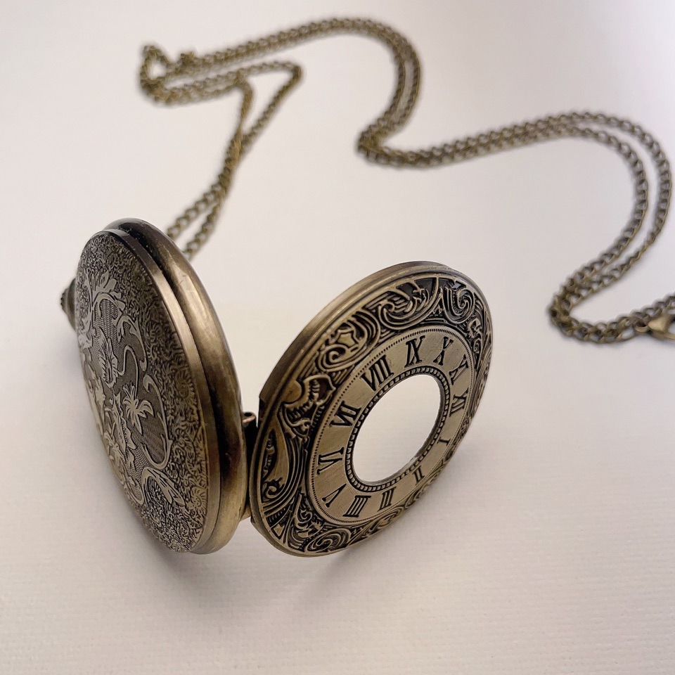 Classic Ancient Roman Numerals Retro Hot-Selling Foreign Trade Wholesale Quartz Flip-Top Men's and Women's Clothing Accessories Watch