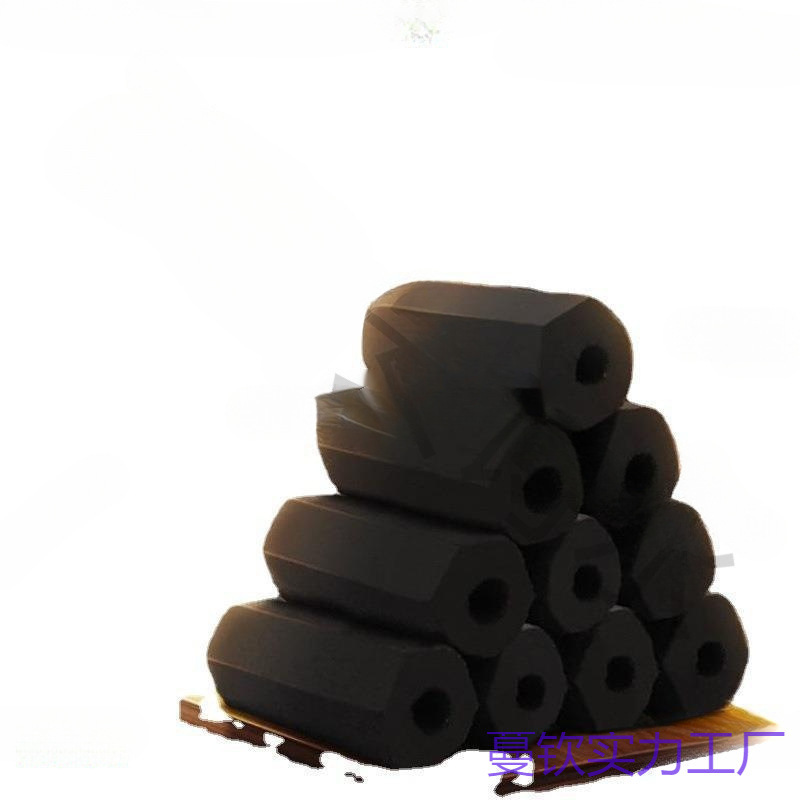 Bbq Charcoal, Bamboo Charcoal, Smokeless Household Burning-Resistant Heating Charcoal, Machine-Made Charcoal, Whole Box Wholesale, Fruit Charcoal, Flammable