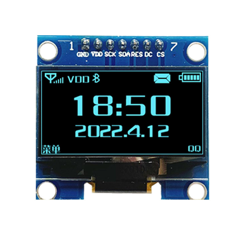 1.3-inch OLED display module 7-pin 12864-screen CH1116 compatible with SH1106 interface SPI/IIC module