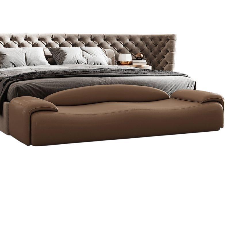 Modern Household Bench, Minimalist Italian-Style Long Bench, Simple Stool at the End of the Bed, Light Luxury Bedside Bedroom, High-End Sofa, Cloakroom