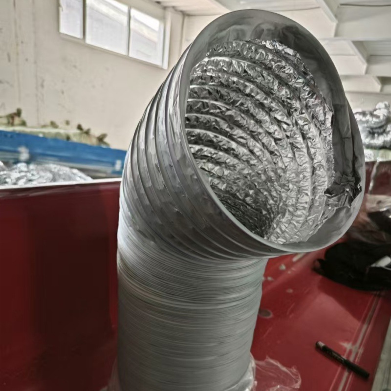 Thickened Pvc Aluminum Foil Composite Pipe Kitchen Range Hood Exhaust Pipe Telescopic Ventilation Hose Ventilation Fan Exhaust Pipe 110