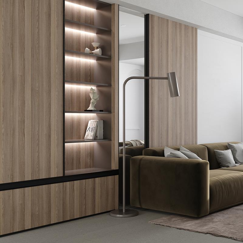 Melamine Impregnated Paper Jinxiangfang Manufacturer Decorative Stickers Wear-Resistant and Scratch-Resistant Environmentally Friendly Furniture Cabinet Wardrobe Veneer