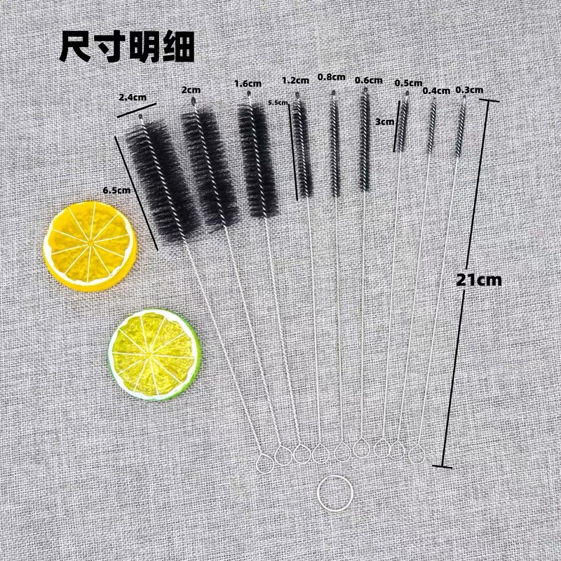 Щетка для чистки труб из нержавеющей стали 155 см для аквариума, двойная головка, пружинная щетка для очистки входных и выходных труб