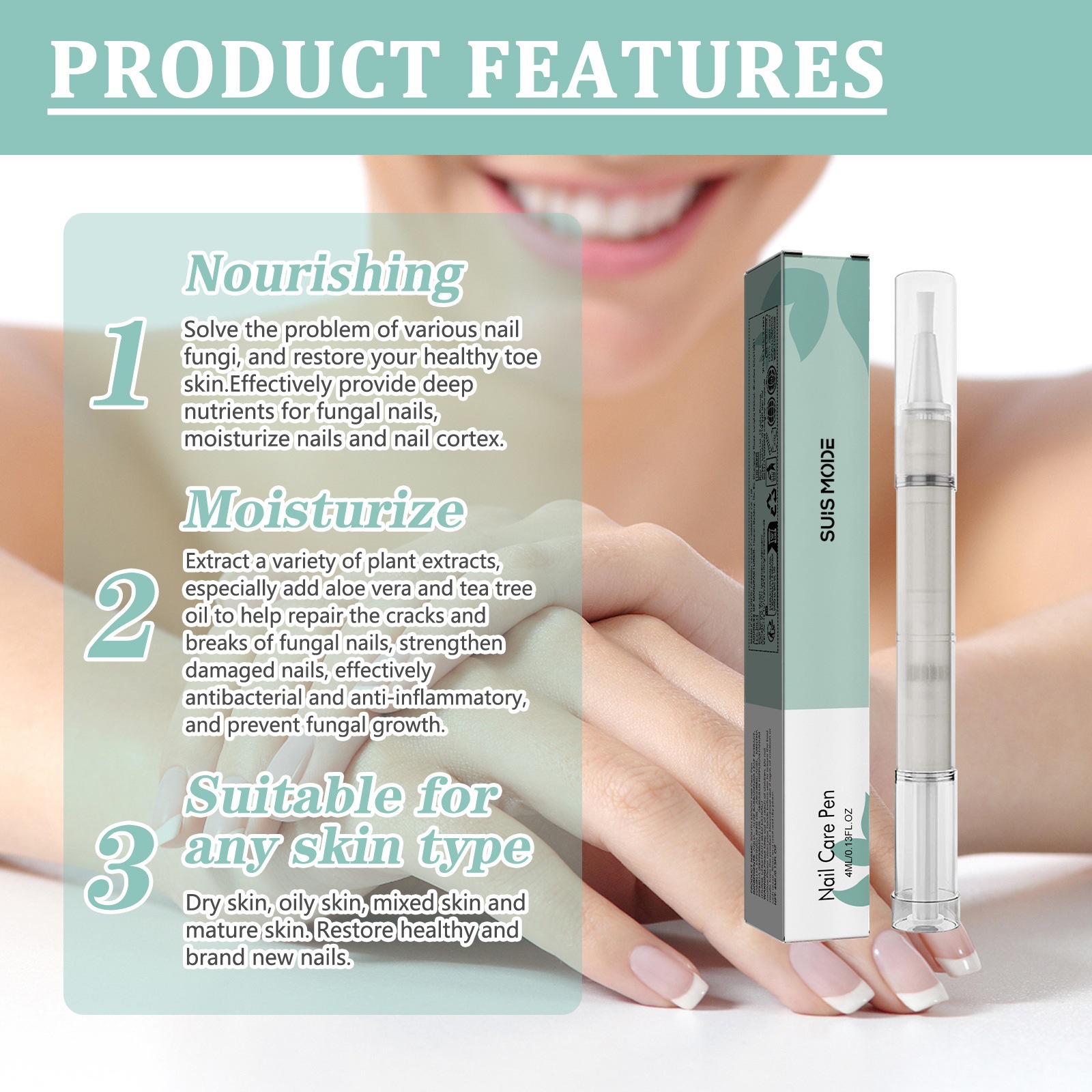 Cross-Border Nail Repair Pen to Remove Dead Skin, Barbs, Onychomycosis, Hand and Foot Care, Nutritional Moisturizing Repair Pen Oem