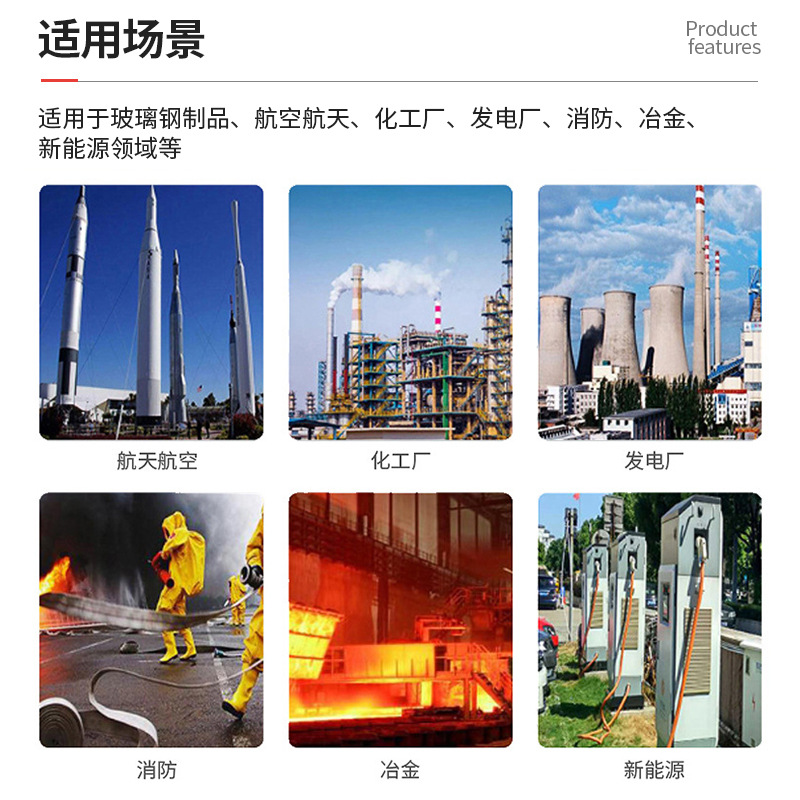 Factory Direct Sales of Fiberglass Mesh Fireproof Cloth Fiberglass Mesh Triple-Proof Cloth Material Insulation Film Fiberglass Raw Materials