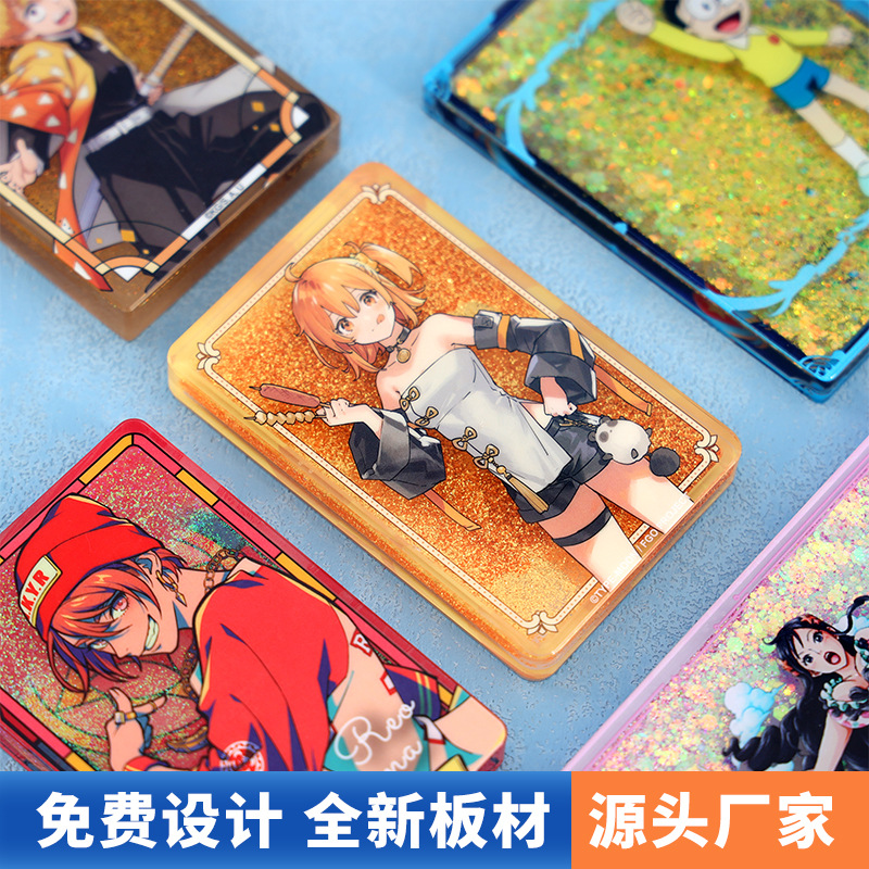 Акриловый быстропесчаный бренд, индивидуальная звезда анимации, прозрачные настольные украшения