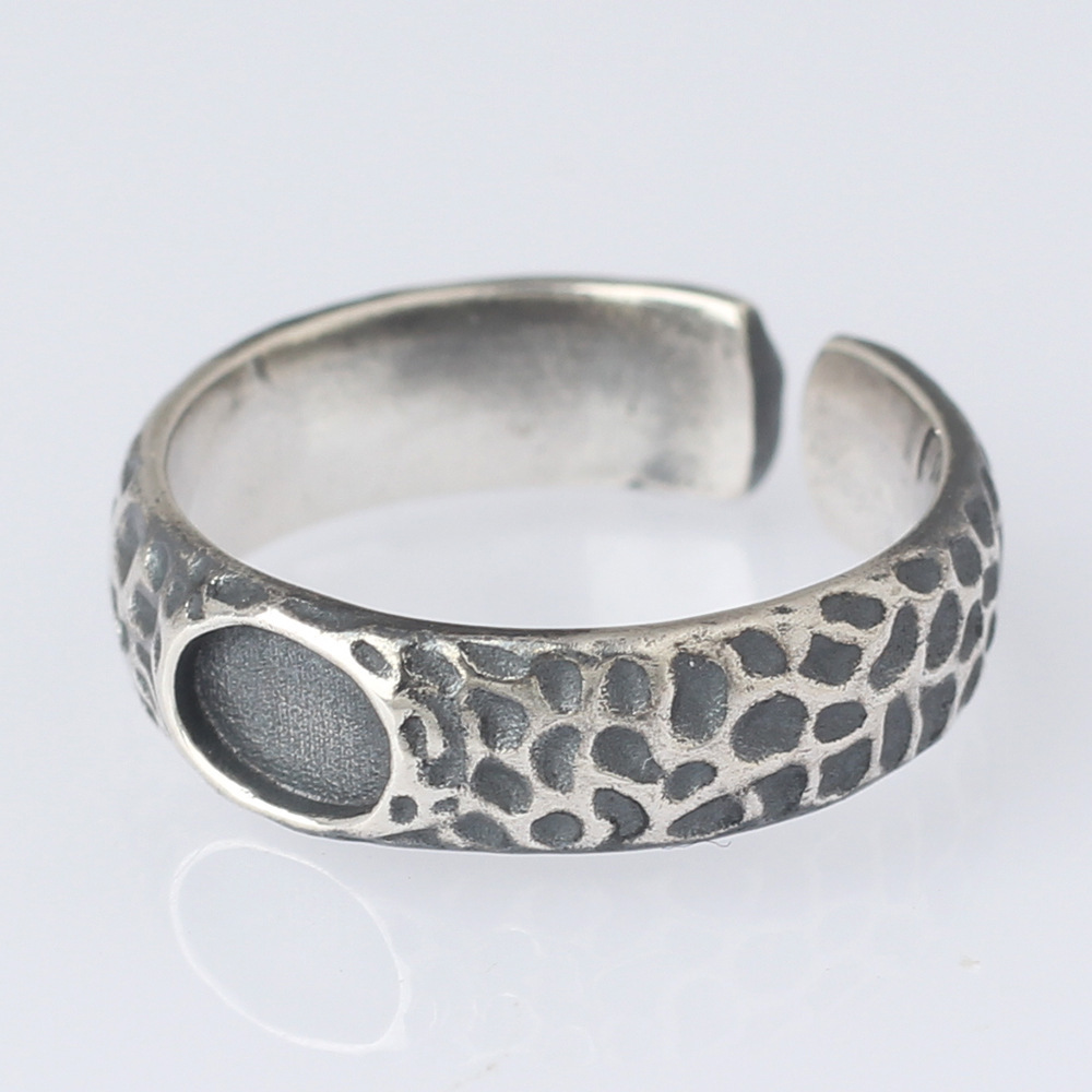 Quit holder empty holder yellow copper electroplating white steel gold 925 silver mosan drill holder pendant holder inlaid jewelry production