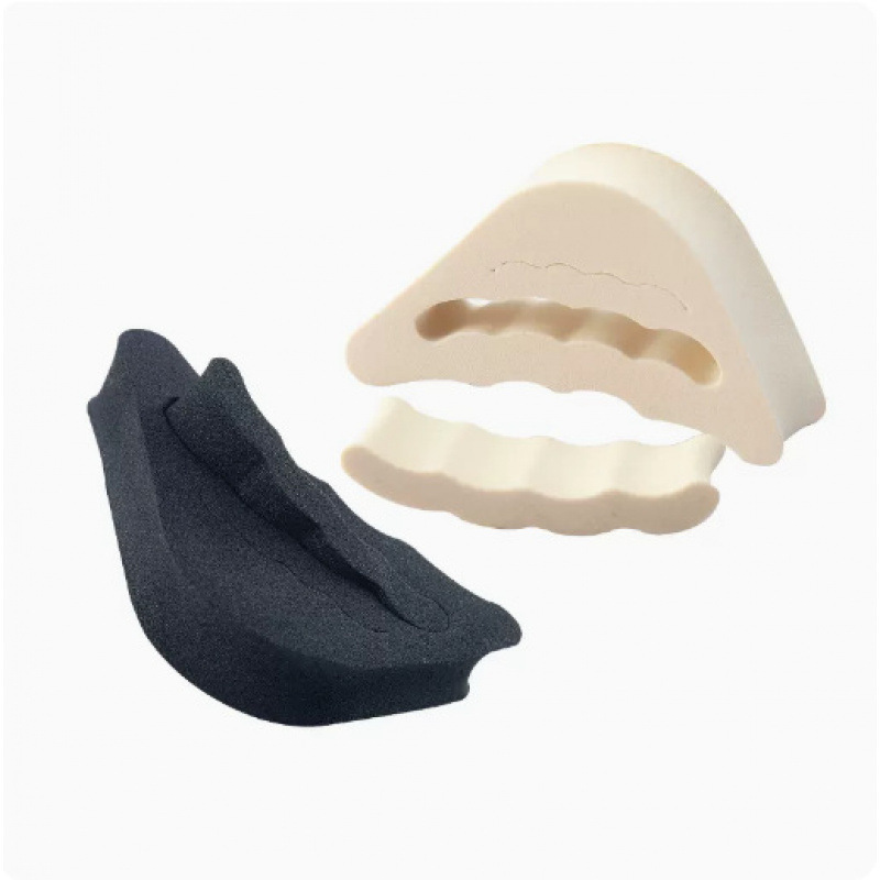 High-Heeled Shoe Toe Plugs, Thickeneded Shoes, Large Black and Beige Toe Plugs, Toe Protection, Anti-Pain, Anti-Slip, Anti-Falling Heel