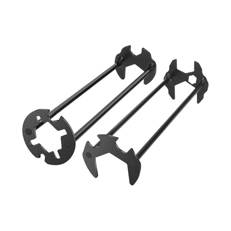 Multifunctional Sink Wrench, Faucet Wrench, Universal Loosening Device, Bathroom Installation and Removal Tool, Double-Axis Wrench