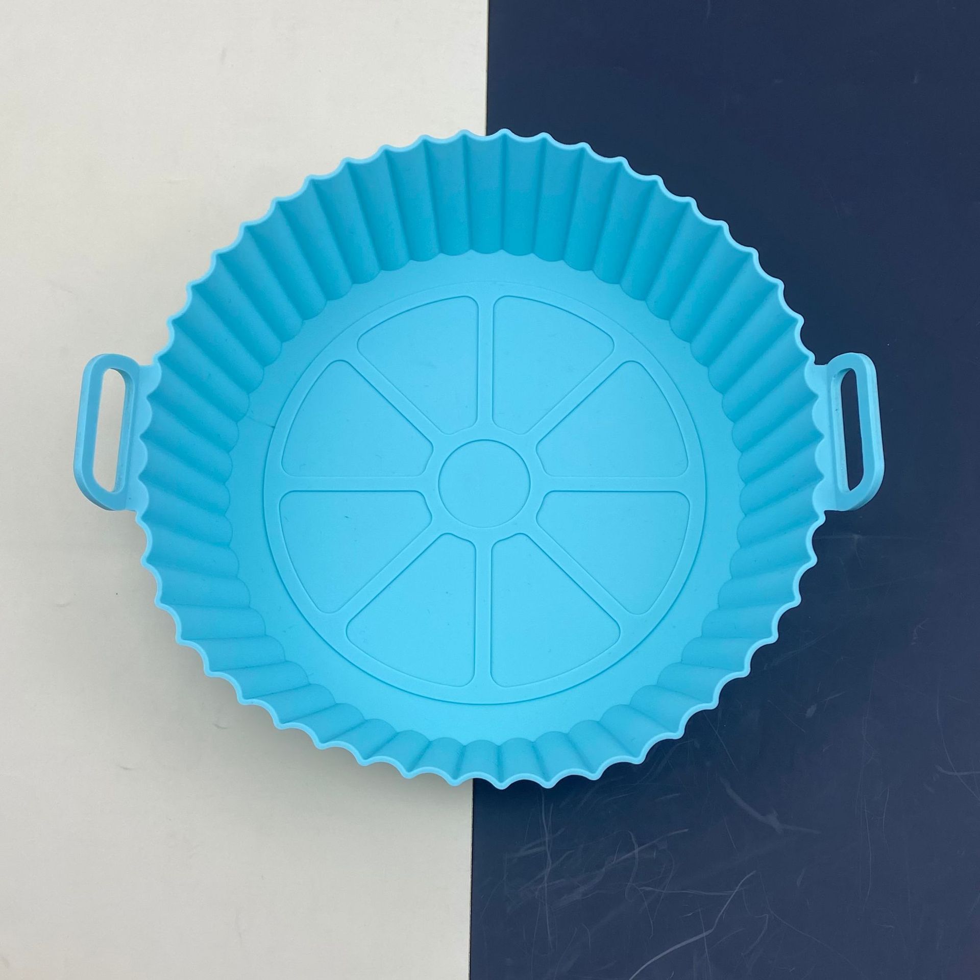 Cross-Border Hot Selling Air Fryer Baking Pan Silicone Thickened Oven Baking Pan Non-Stick Silicone Baking Pan High Temperature Resistance