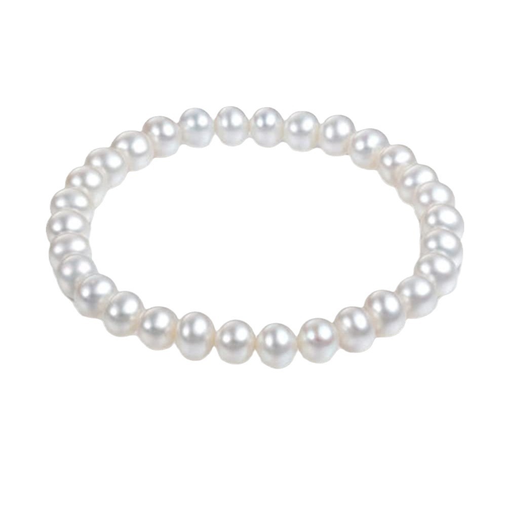 Children's artificial pearl bracelet girls' plastic pearl beaded acrylic handmade small gift Yiwu jewelry wholesale