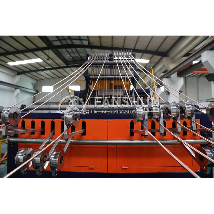 Oxygen-Free Copper Rod Production Line Equipment Joint One-Piece Furnace Cable Collection Machine