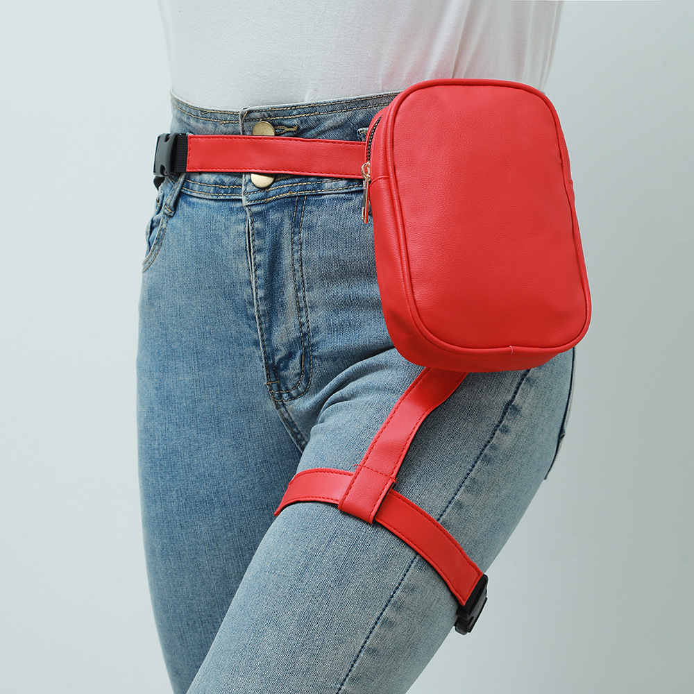 Fashion Riding Leg Bag Sexy Skinny Jeans Long Leg Bag Crossbody Bag Casual Multifunctional Sports Leg Bag