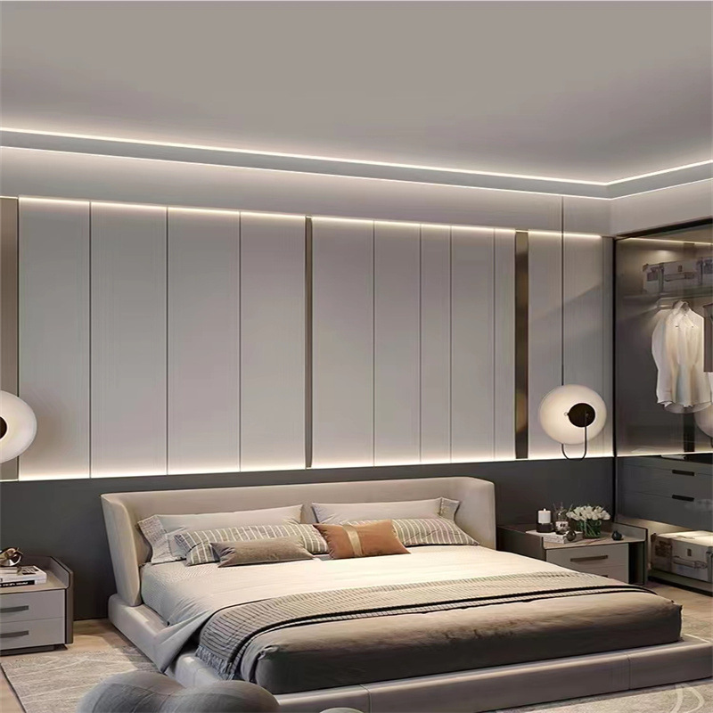 Luminous Top Corner Plaster Line Lamp Double-sided Luminous Line Lamp Ceiling-free Slot Wall Washing Lamp