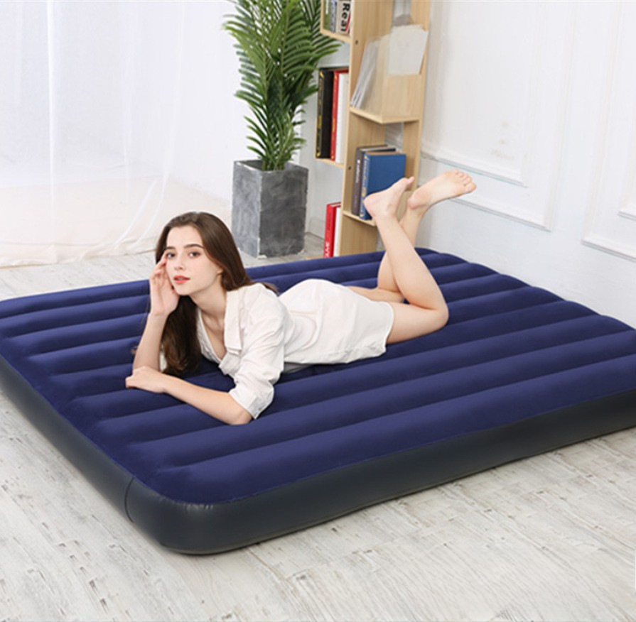 Intex Flocked Inflatable Bed Plus Double Bed Single Inflatable Bed for Hotels and B&Bs