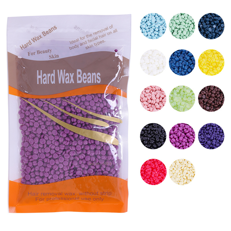 Hair removal wax bean Hard wax bean hot wax paper-free wax therapy tablets beeswax full body hair removal Hard wax beans multi-Specification