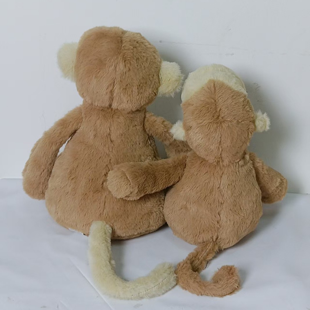 Cute Monkey Pillow Doll for Children to Hold and Sleep with Plush Toy Doll for Girls Large Comfort Doll Gift