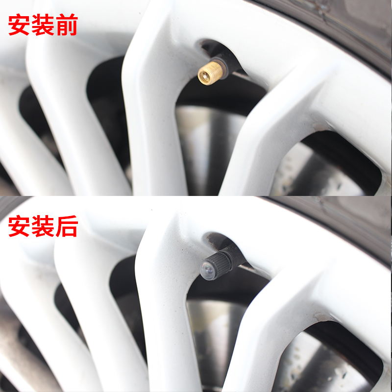 Car Tire Valve Cap Plastic Valve Dust Cap Universal Electric Car Motorcycle Plastic Valve Core Cap