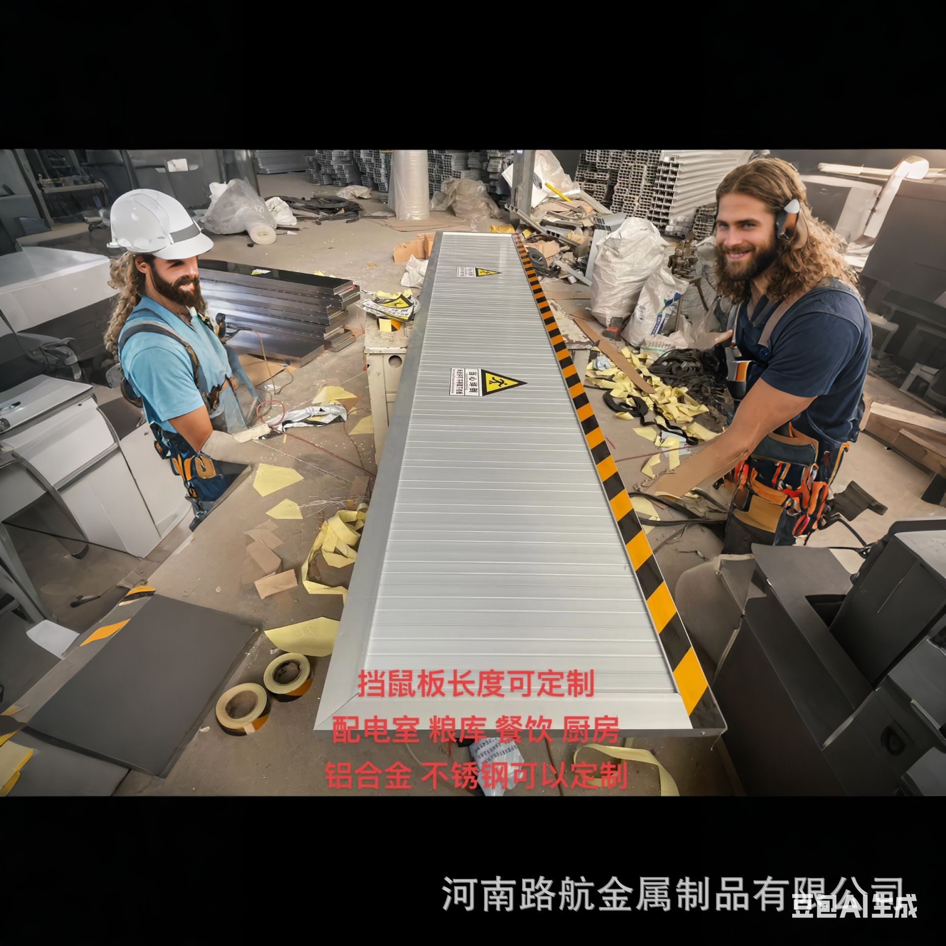 Polyurethane Composite Fire-Retardant and Flame-Retardant Heightened Mouse-Proof Board for Safe Kitchen Doors and Catering Distribution Rooms