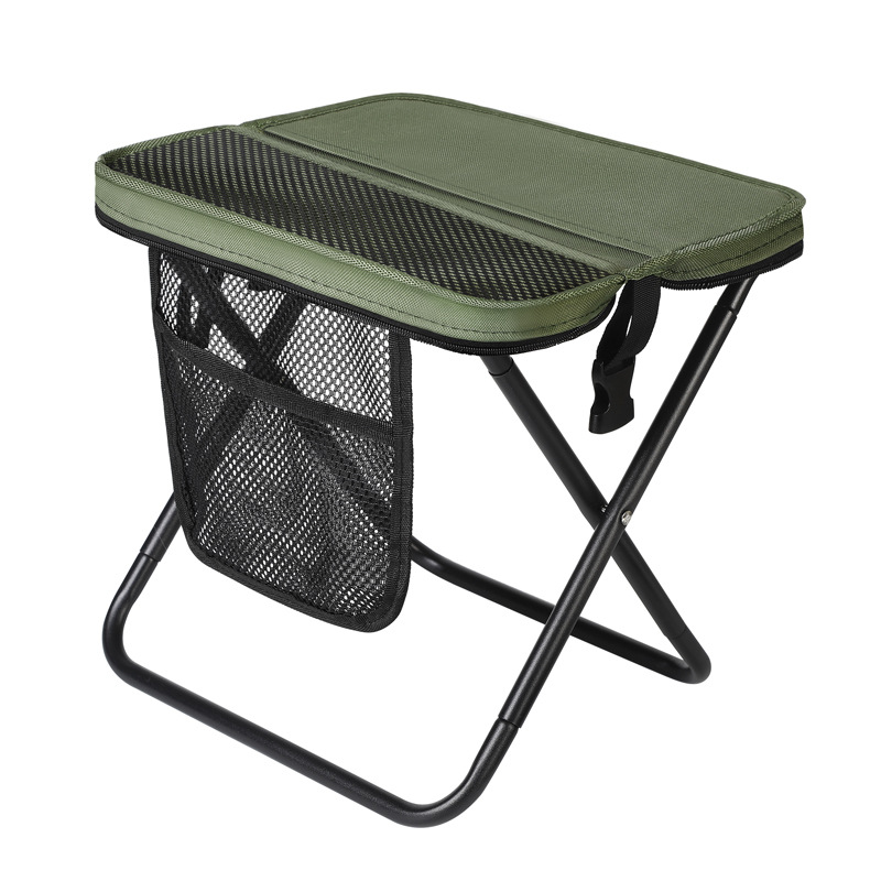 Source Factory Outdoor Folding Chair Handbag Stool Travel Camping Folding Stool Portable Backpack Shoulder Bag Stool Cross-Border