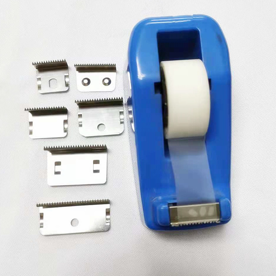 Индивидуальная обработка, офисный держатель для ленты, лезвие, резак, железный зубчатый резак, аксессуары для стола, железный лист, оптовая продажа