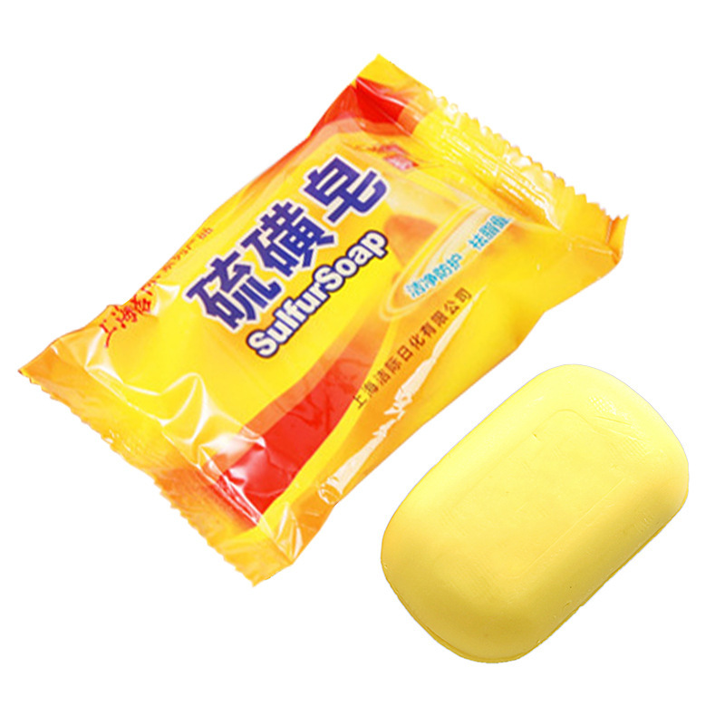 Soap Household Sulfur Soap Removes Mites, Leaves Fragrance, Face Wash, Bath, Shampoo, Bath Soap, Soap Manufacturer Wholesale