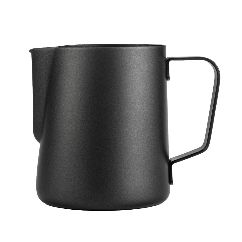 304 stainless steel pull flower cup pull flower cylinder teflon pull flower cup with scale pull flower cup coffee appliance