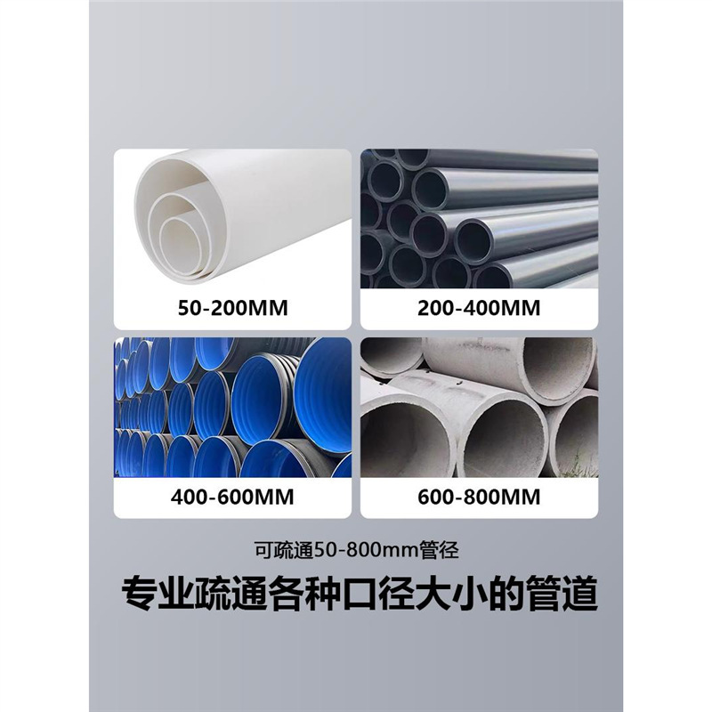 Kaiboni High-Pressure Pipe Dredging Machine 220V Diesel Gasoline Electric Professional Sewer Water Mouse Industrial Cleaning