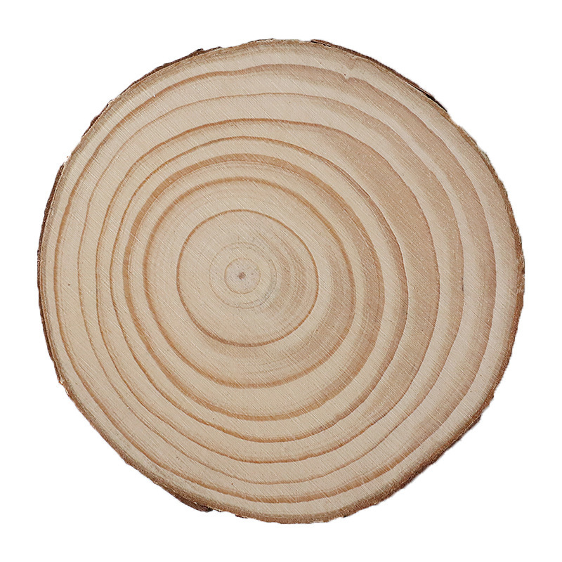 Aromatherapy Candle Tray Pine Round Wood Mat Large Simple Ins Style Decorative Ornaments Round Candle Base Candle Holder
