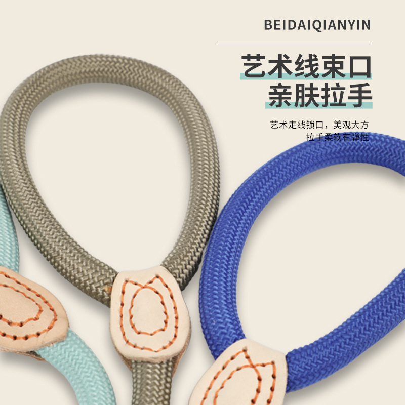 Dog Leash Explosion-Proof Integrated P Rope P Chain Thick Dog Leash Dog Leash Dog Leash Universal for Small, Medium and Large Dogs